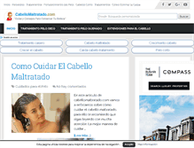 Tablet Screenshot of cabellomaltratado.com